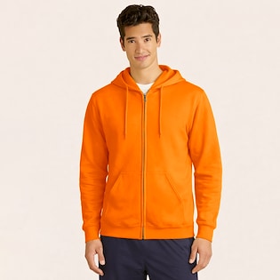 Gildan Heavy Blend Zip Hooded Sweat - safety orange