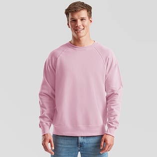 Fruit of the Loom Classic Raglan Sweat - light pink