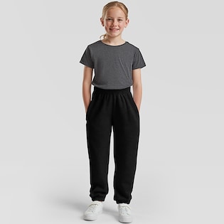 Fruit of the Loom Kids Classic Elasticated Cuff Jog Pants - black