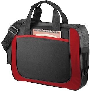 Axelremsväska Jennings - black/ red