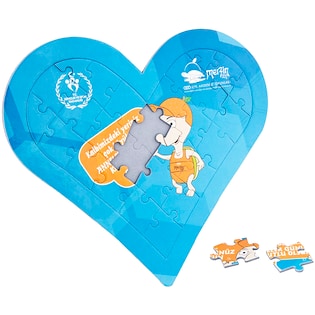 Pussel Heart, 19 x 20 cm