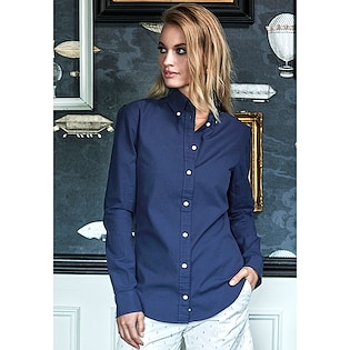 Tee Jays Ladies Perfect Oxford Shirt - navy