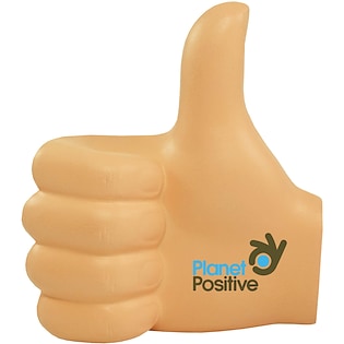 Stressboll Thumbs Up - beige