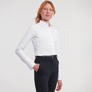 Russell Ladies´s Long Sleeve Fitted Stretch Shirt 960F