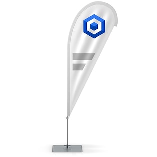 Beachflagga Drop Medium, 310 cm