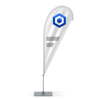 Beachflagga Drop XL, 520 cm