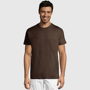 SOL´s Regent Unisex T-shirt - chocolate