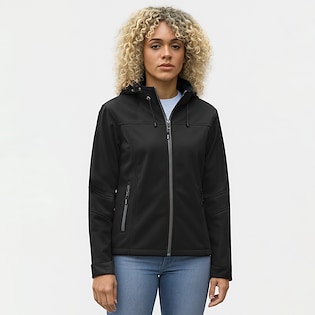 Elevate Match Women’s Softshell Jacket - solid black