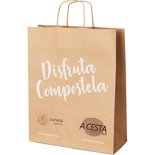 Papperskasse Tango Brown 40 x 32 x 12 cm