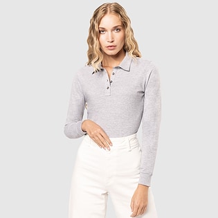 Kariban Mary Women's Long-Sleeved Jersey Polo Shirt