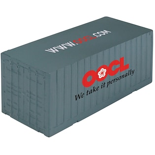 Stressboll Container - grå