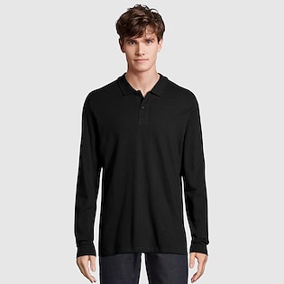 SOL´s Polo LSL Men - black