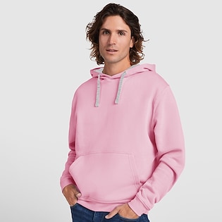 Roly Urban Men´s Hoodie - light pink/ marl grey