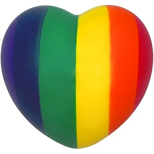 Stressboll Rainbow heart