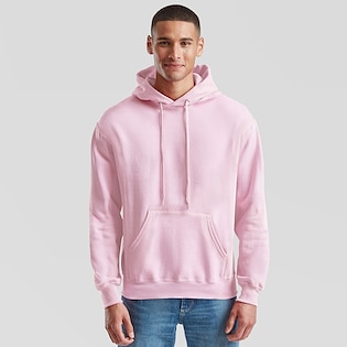 Fruit of the Loom Classic Hooded Sweat - light pink