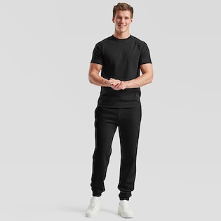 Fruit of the Loom Classic Elasticated Cuff Jog Pants - black