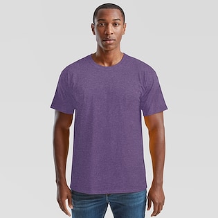 Fruit of the Loom Valueweight T - heather purple