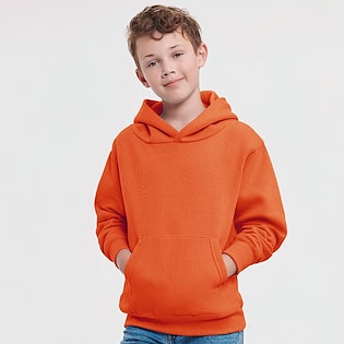 Russell Hooded Kids Sweat 575B - orange